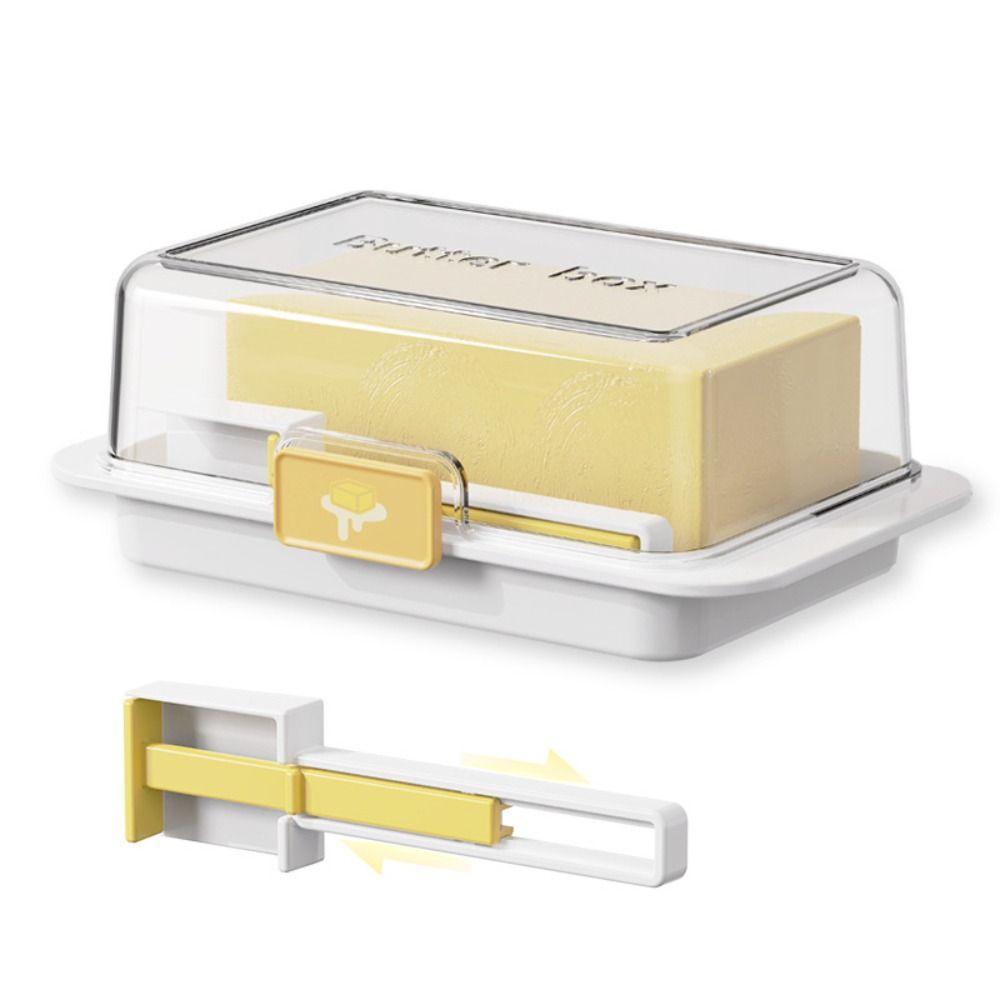 Kitchen Baking Containers - Butter-Aufbewahrungsbox mit Klarem Deckel Staubdicht Wiederverwendbarer
