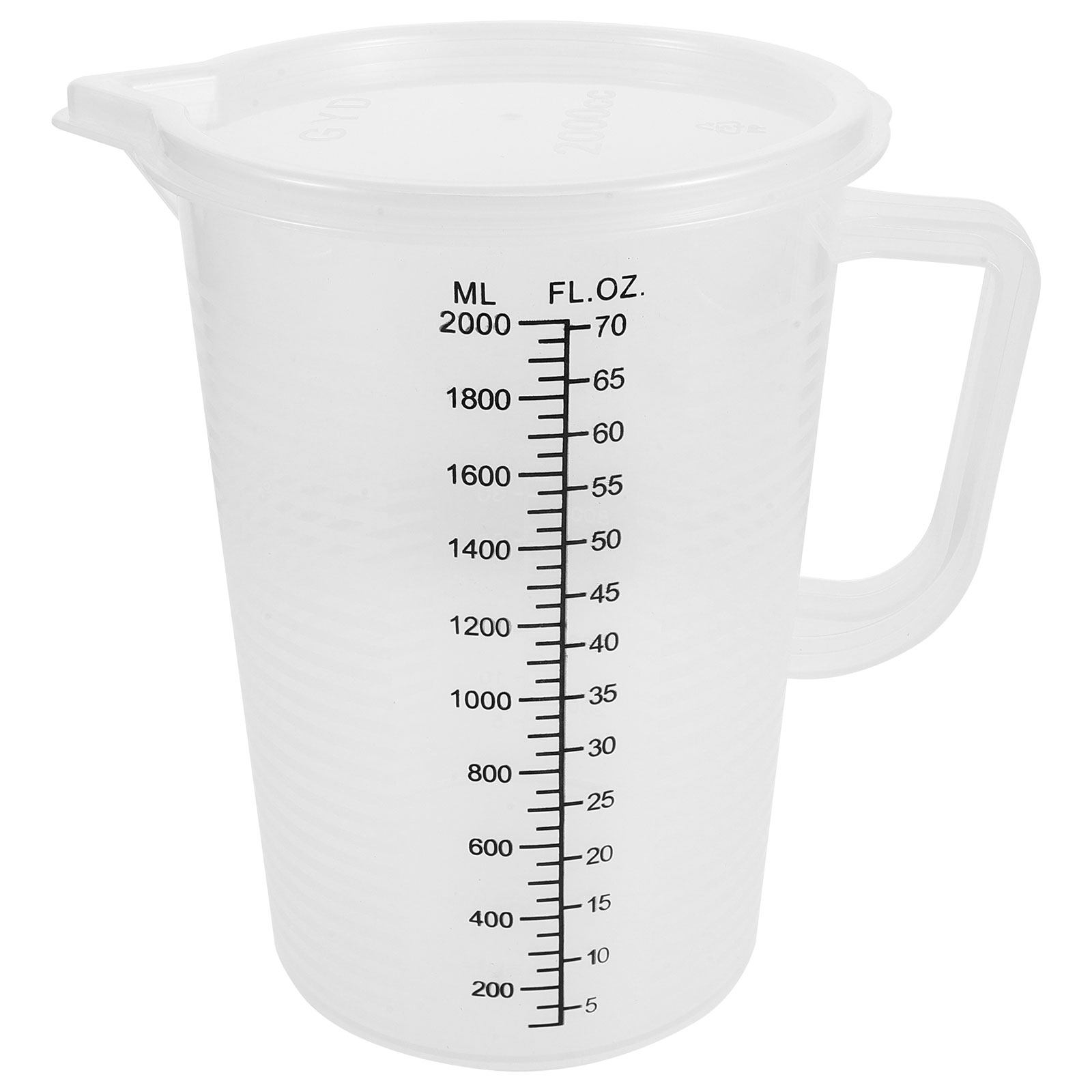 Kitchen Baking Containers - 2,0 l Messbecher, doppelseitige Graduierung, Back-