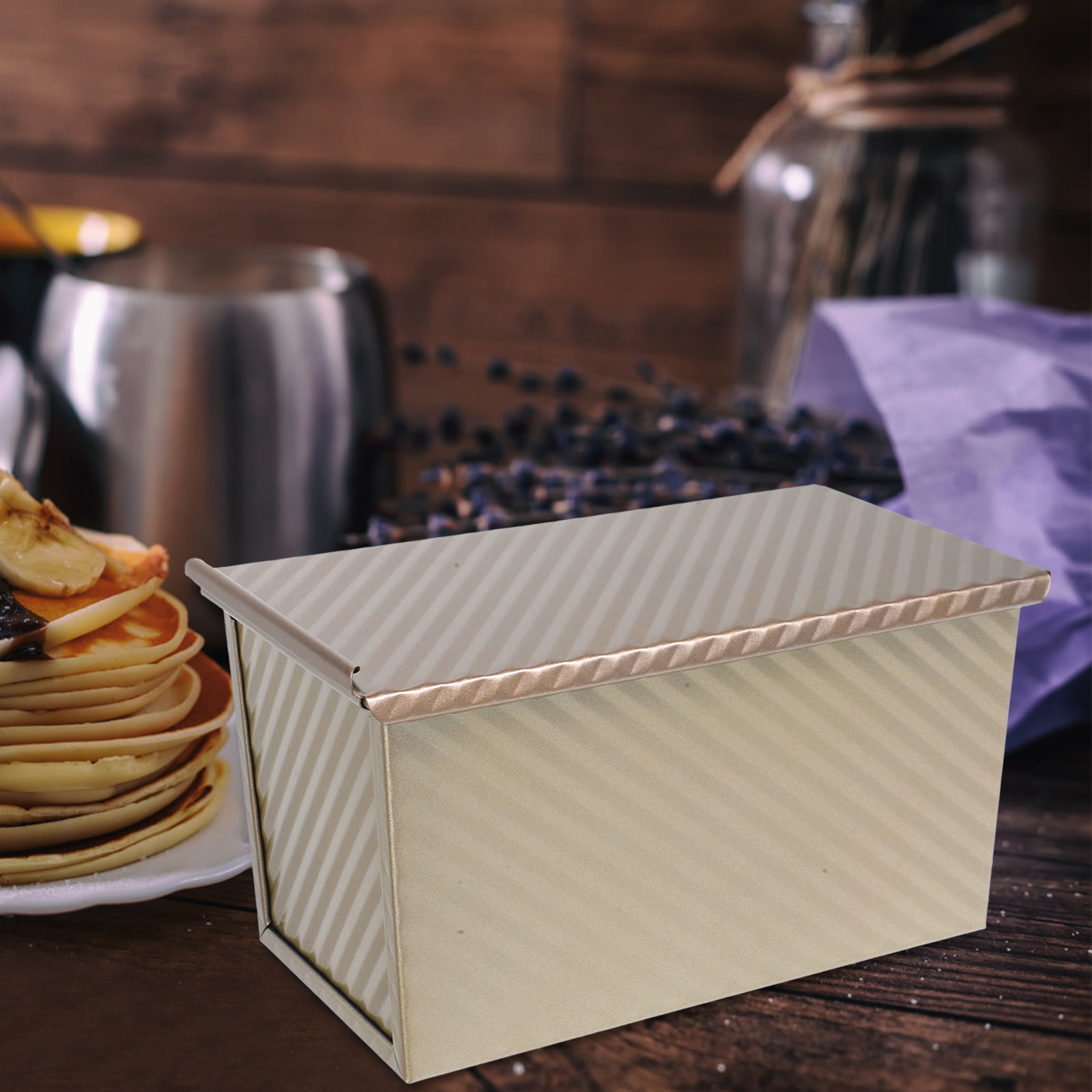 Kitchen Baking Pan - Toastbrot-Backwerkzeug Metall-Backform Große Kapazität Antihaft-Brotform für
