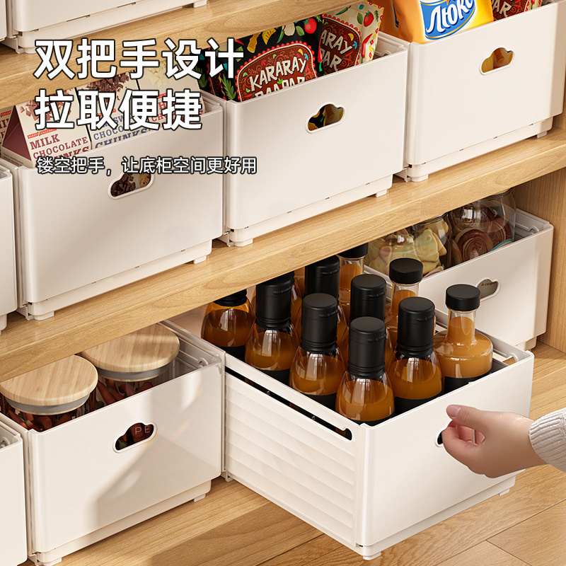 Kitchen Baking Tray Organizer - Neuer ausziehbarer Schubladen-Organizer, längenverstellbare Aufbewahrungsbox für