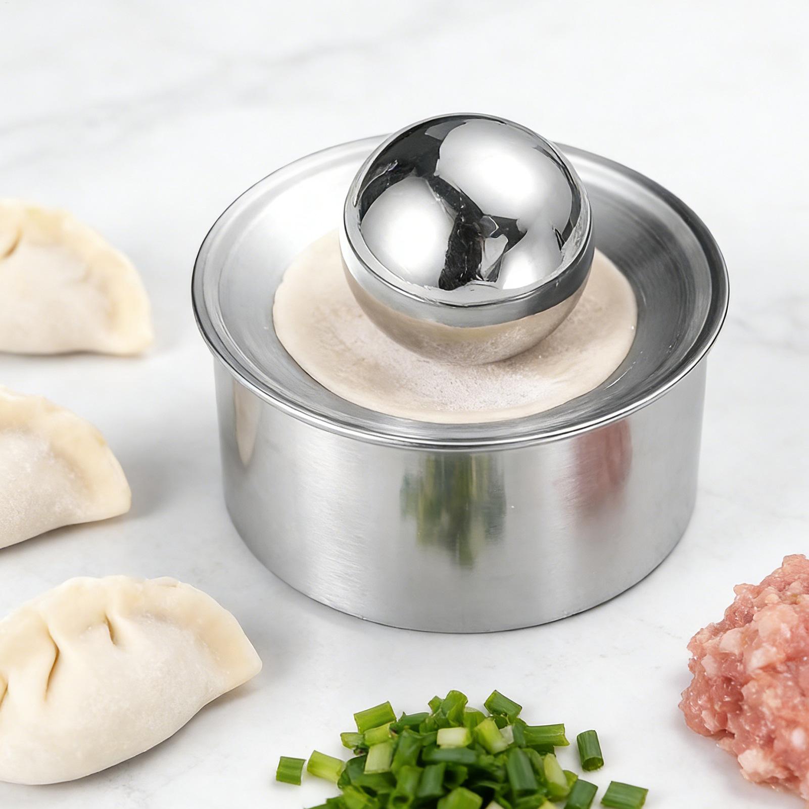 Kitchen Job - Manuelle Teigpresse für Dumplings, Teigblattformer für
