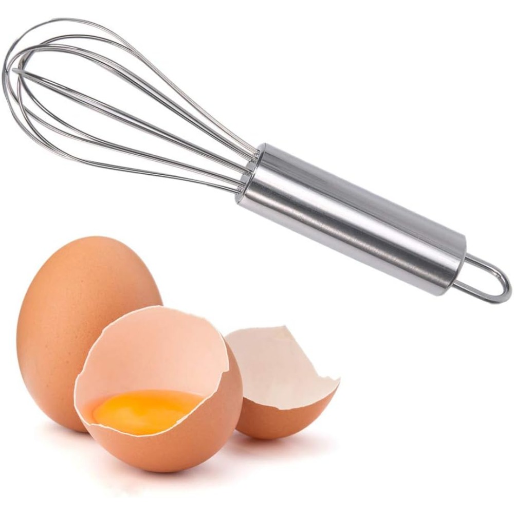 Kitchen Baking Containers - Edelstahl Mini-Schneebesen 6 Zoll Kleiner Drahtschneebesen