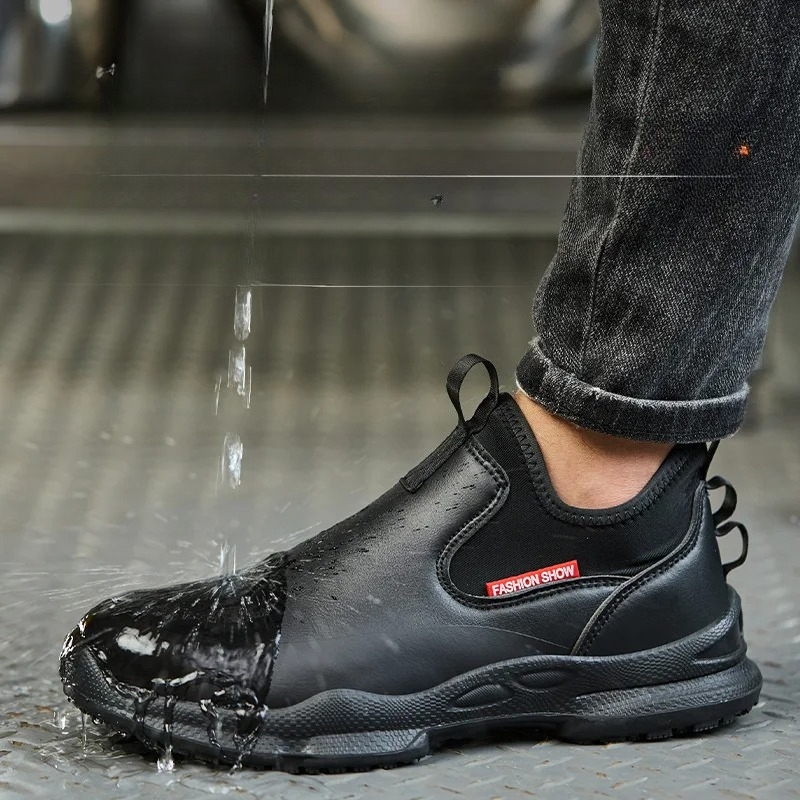 Kitchen Job - Rutschfeste Küchen-Arbeitsschuhe, rutschfeste, wasserdichte Arbeitsstiefel, leichte