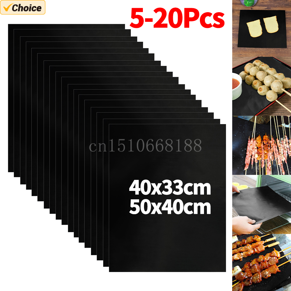Super Kitchen Baking Mat - 5–20 Stück Ofeneinlagen, Grillmatte, 33/50 x