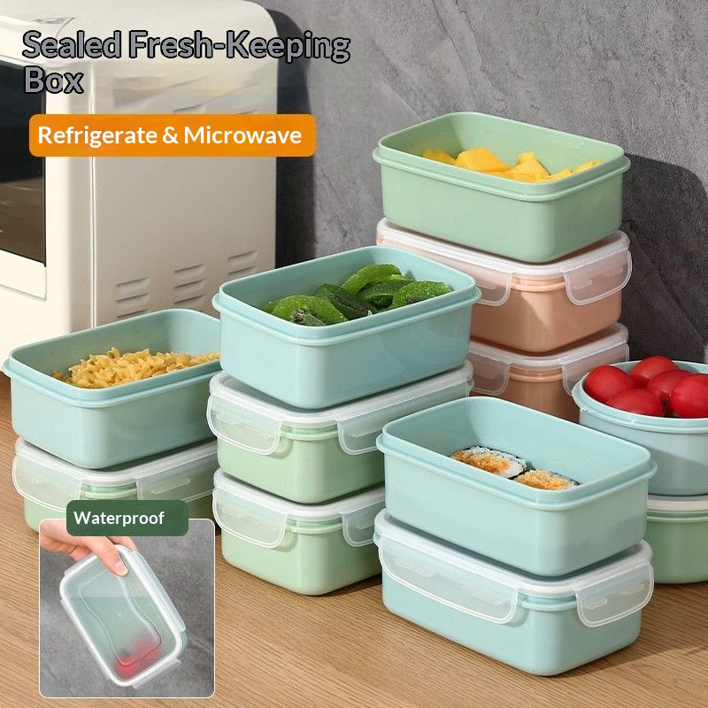 Kitchen Baking Tray Organizer - Luftdichte Lebensmittelbehälter BPA-frei Stapelbare Auslaufsichere Lunchbox