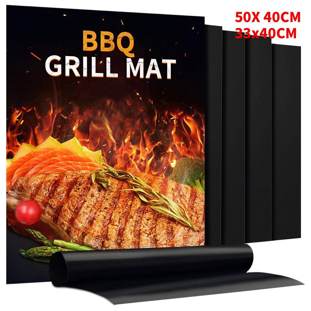 Super Kitchen Baking Mat - 1-10 Stück BBQ-Grillmatte, Antihaftmatte, hitzebeständig, zum