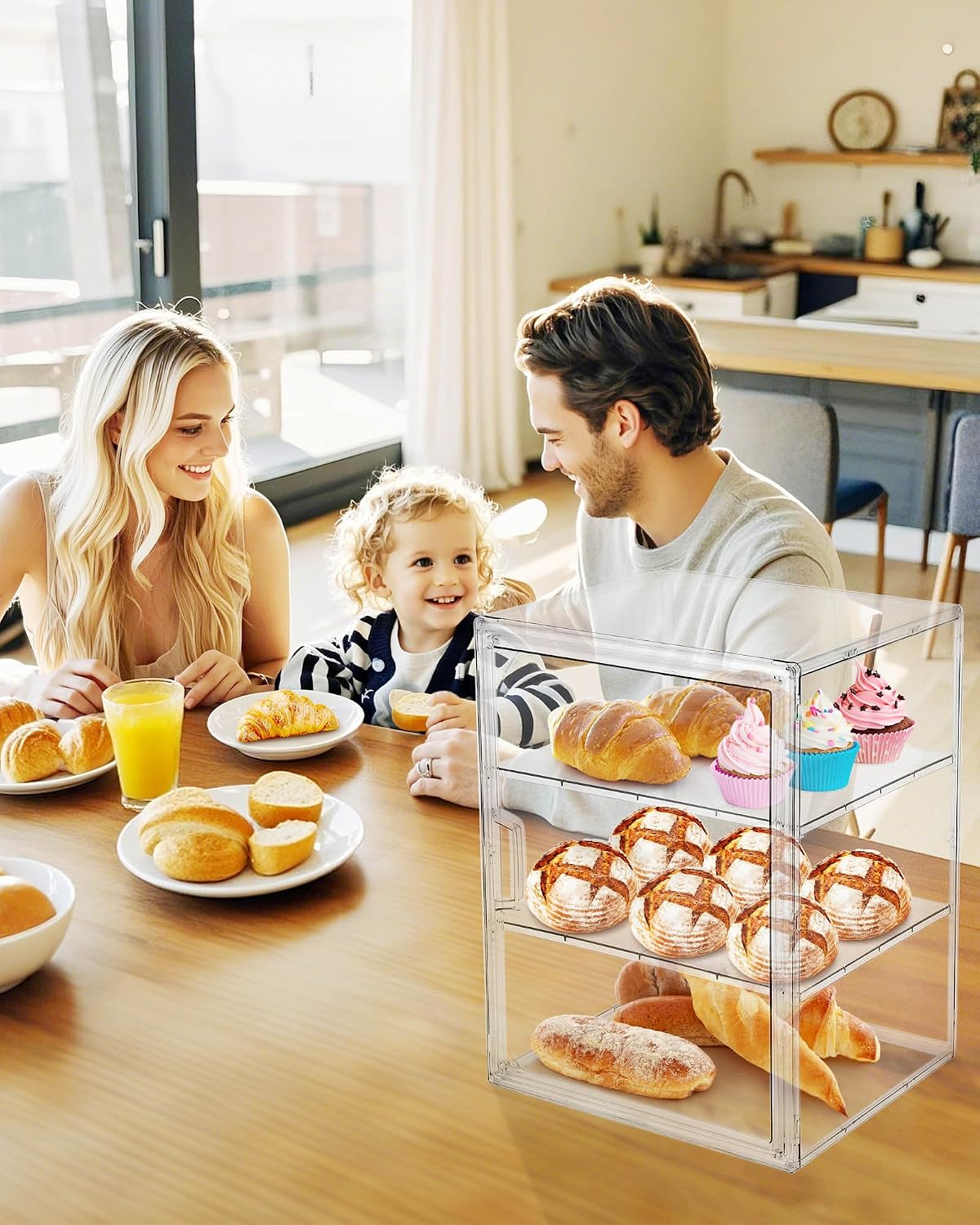 Gebäckvitrine, Brotkasten für  – Kitchen Baking Containers Bewertung und Preis