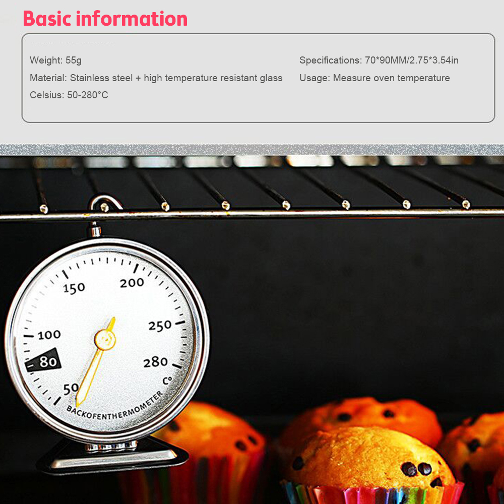 50-280 Celsius Ofenthermometer – Oven Thermometer Analog Bewertung und Preis