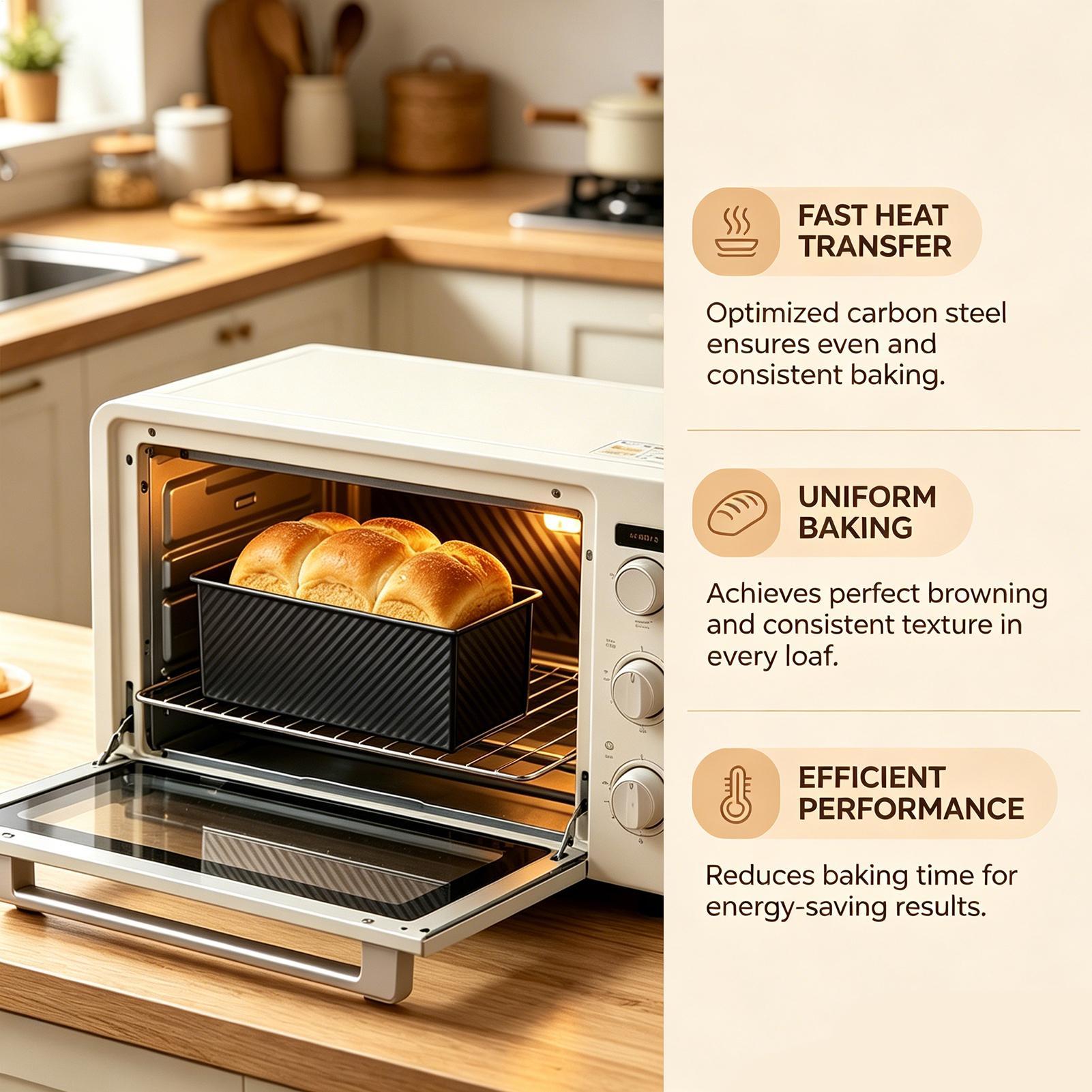 Brotbackform aus gewelltem Koh – Kitchen Baking Pan Bewertung und Preis