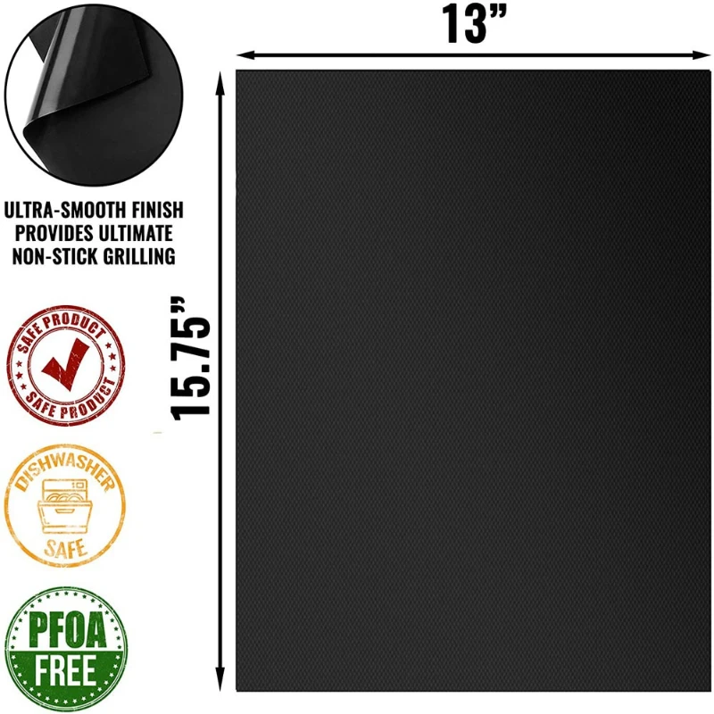 5Pcs Boxed 33X40X0,2mm BBQ Gri – Super Kitchen Baking Mat Bewertung und Preis