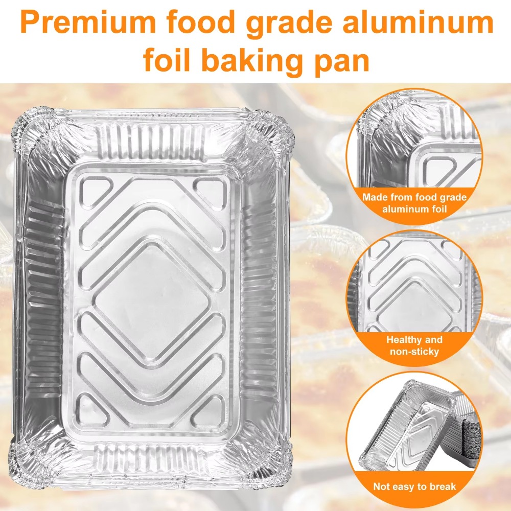 10PCS Neue Mit Deckel Aluminiu – Kitchen Baking Containers Bewertung und Preis