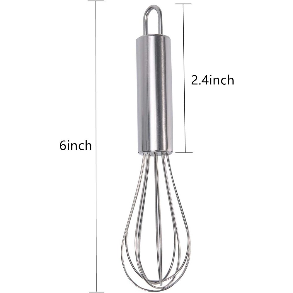Edelstahl Mini-Schneebesen 6 Z – Kitchen Baking Containers Bewertung und Preis