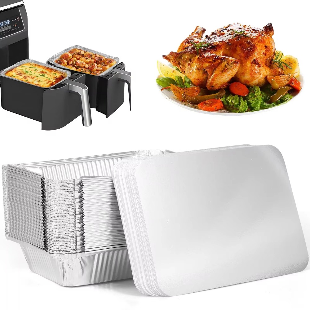 10PCS Einweg Aluminium Folie L – Kitchen Baking Containers Bewertung und Preis