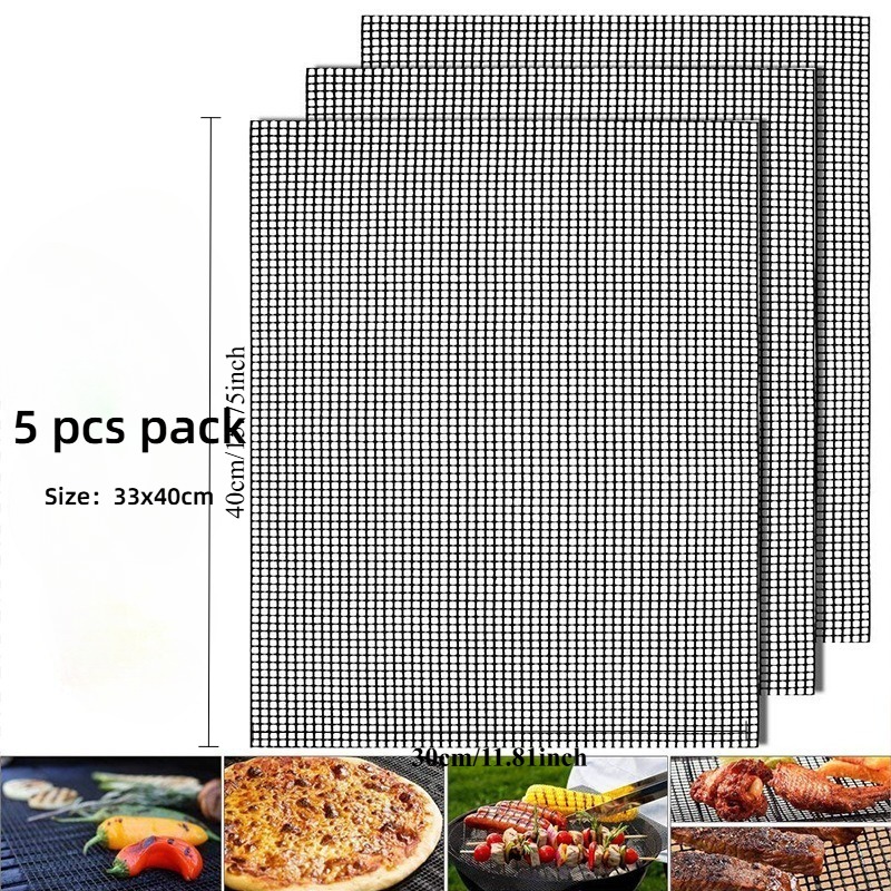 Grillnetz-Set mit 5 Teilen, Wi – Super Kitchen Baking Mat Bewertung und Preis
