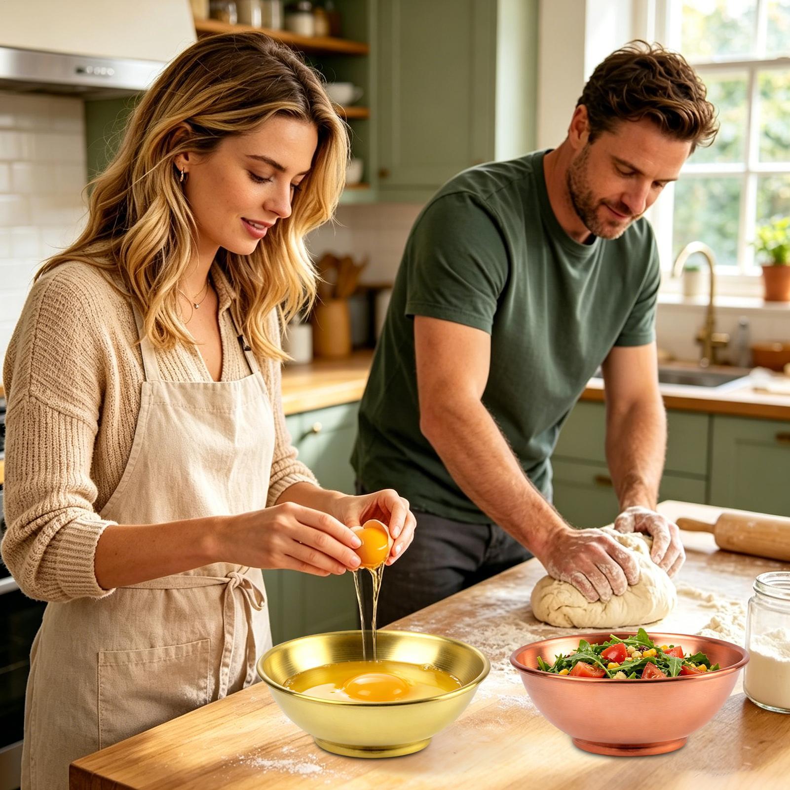 Kupferschüssel, große Aufbewah – Kitchen Baking Containers Bewertung und Preis